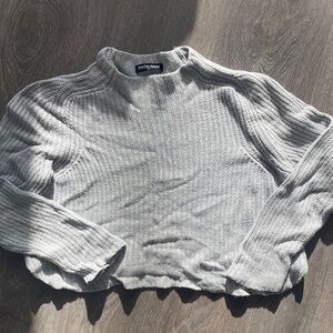 American Apparel Light Gray Knit Sweater